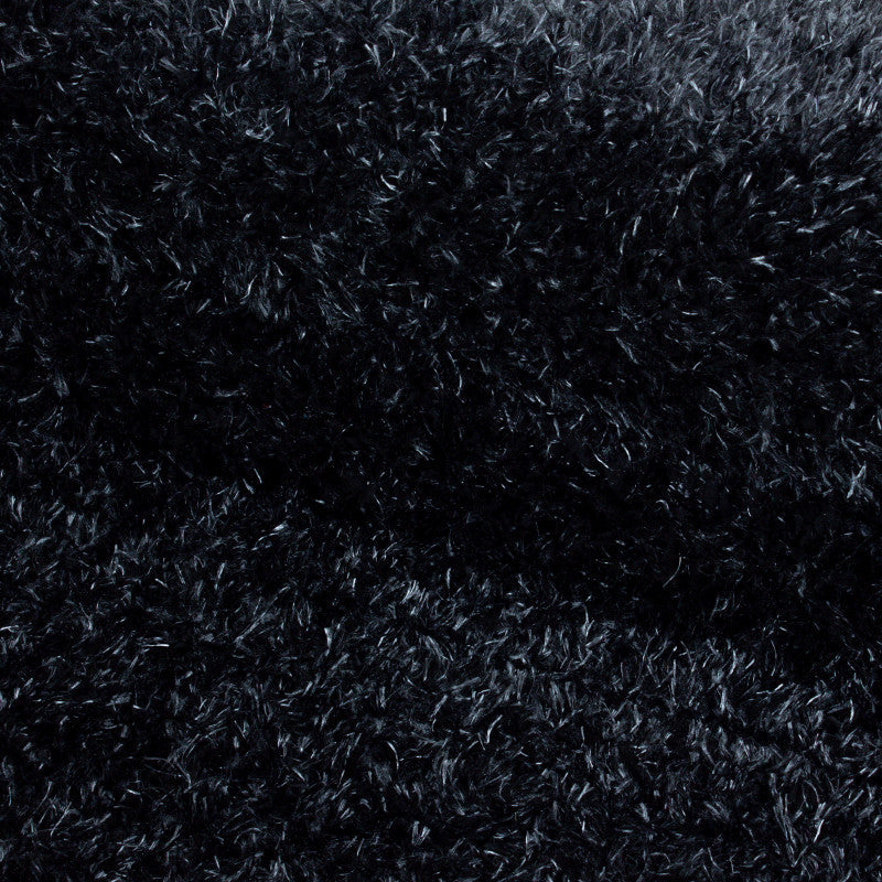 Hochflor Teppich, Brilliant Shaggy 4200, schwarz, rechteckig, Höhe 50mm