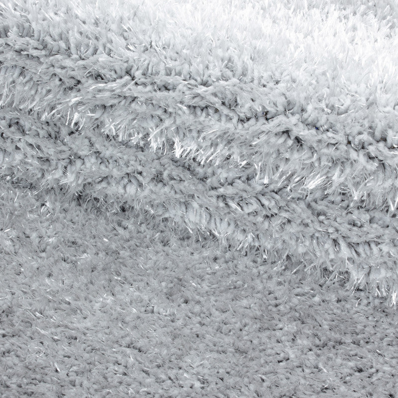 Runder Teppich, Brilliant Shaggy 4200, silber, rund, Höhe 50mm