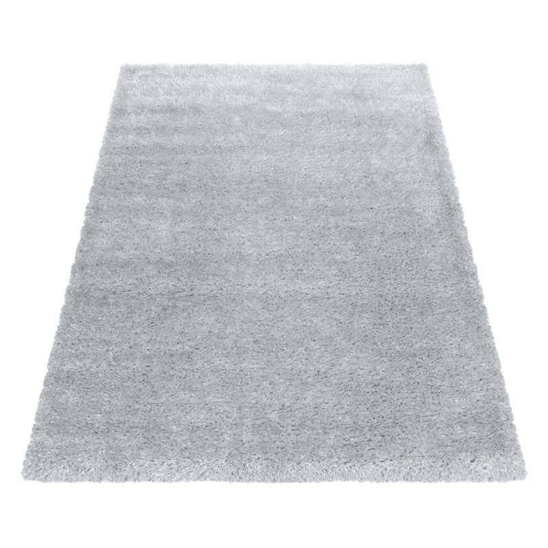 Hochflor Teppich, Brilliant Shaggy 4200, silber, rechteckig, Höhe 50mm