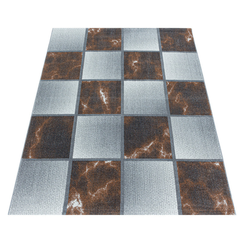 Kurzflor Teppich, Ottawa 4201, copper, rechteckig, Höhe 8mm