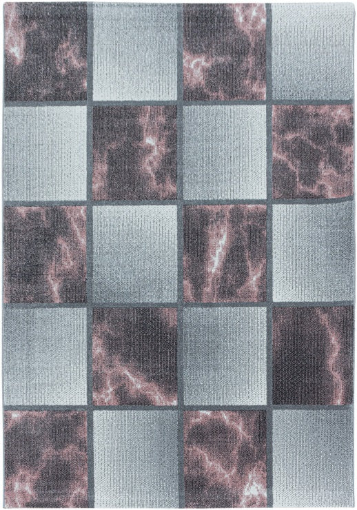 Kurzflor Teppich, Ottawa 4201, rose, rechteckig, Höhe 8mm