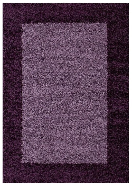 Hochflor Teppich, Life Shaggy 1503, lila, rechteckig, Höhe 30mm