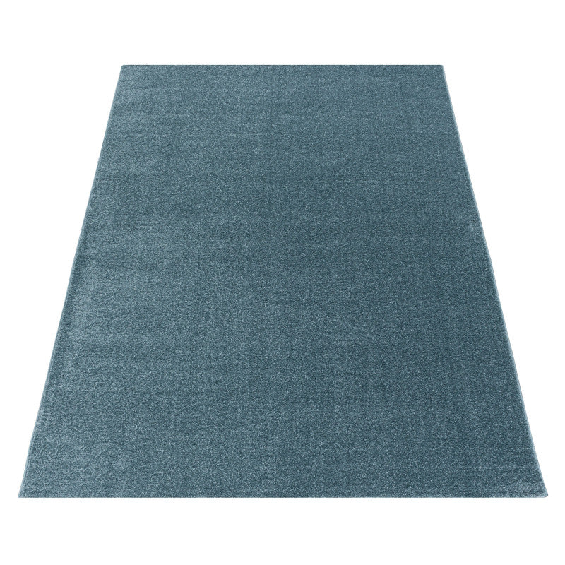 Kurzflor Teppich, Rio 4600, blau, rechteckig, Höhe 10mm