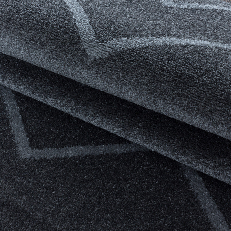 Hochflor Teppich, Rio 4602, grau, rechteckig, Höhe 11mm