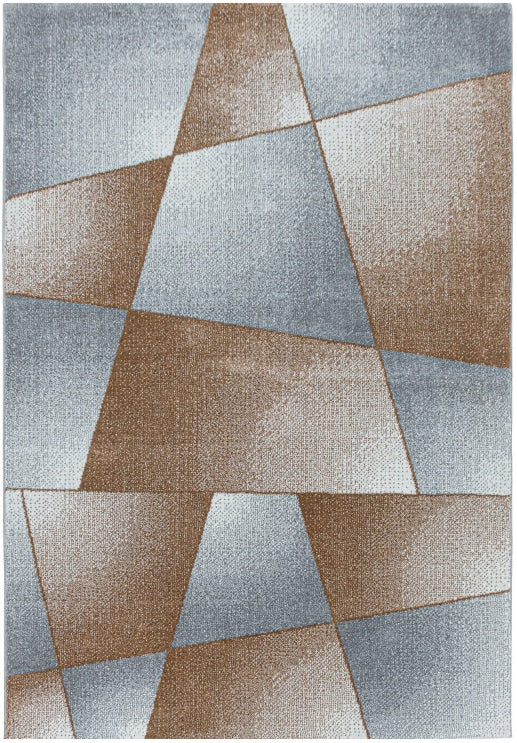Hochflor Teppich, Rio 4603, copper, rechteckig, Höhe 11mm