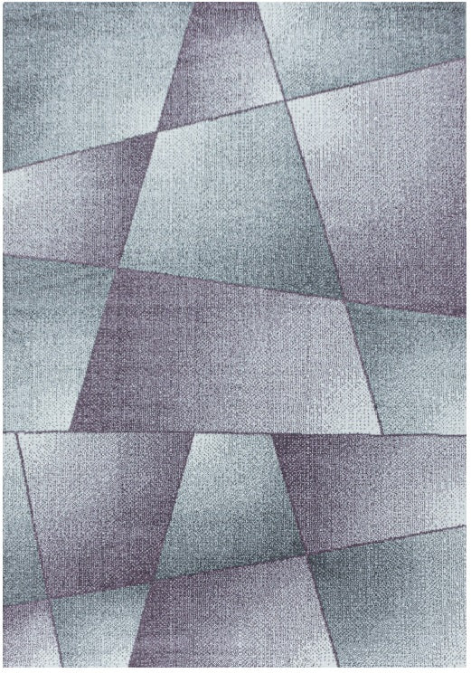 Hochflor Teppich, Rio 4603, lila, rechteckig, Höhe 11mm