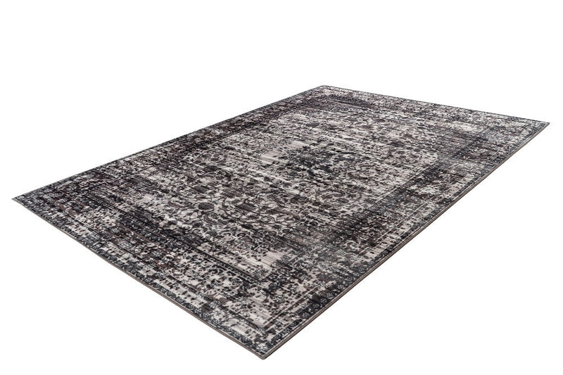 Kurzflor Vintage Teppich, Aphira 500, grau, rechteckig, Höhe 6mm