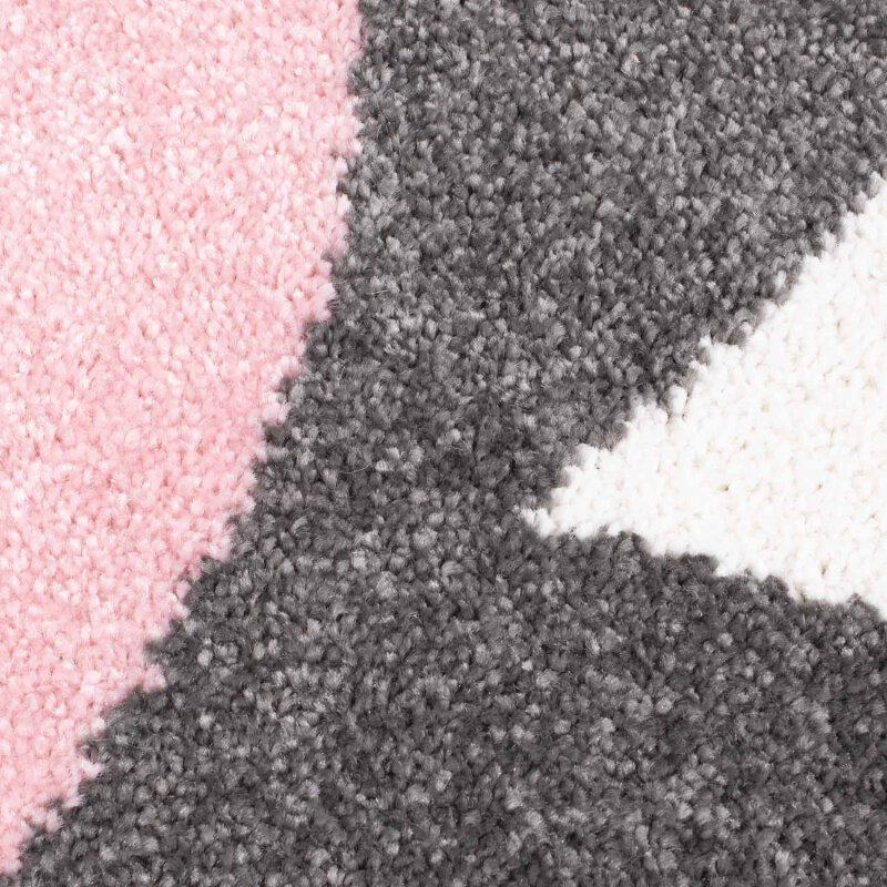 Kurzflor Teppich, Moda Soft 671, pink, rechteckig, Höhe 11mm