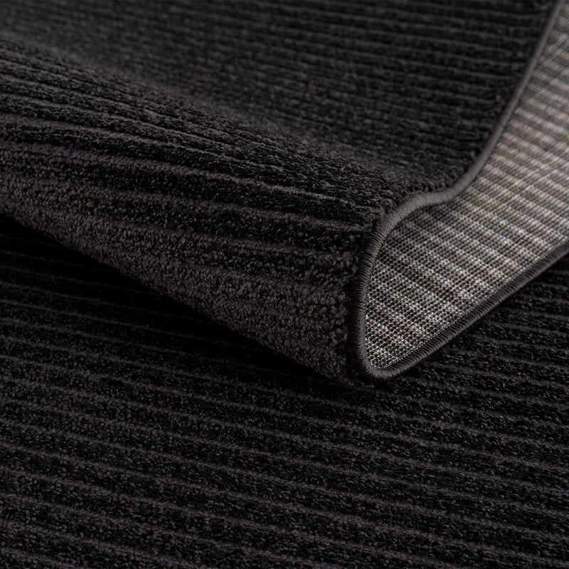 Kurzflor Teppich, Fancy 900, schwarz, rechteckig, Höhe 12mm