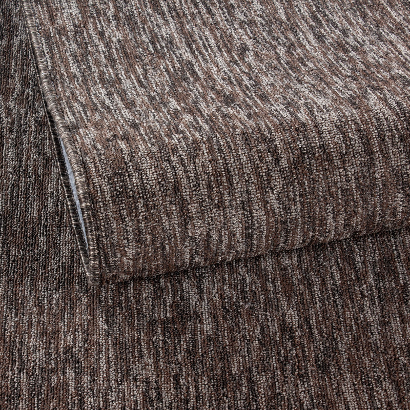 Kurzflor Teppich, Nizza 1800, braun, rechteckig, Höhe 5mm