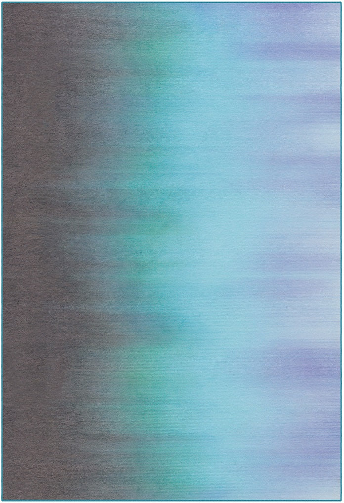 Kurzflor Teppich, Kult 228, blau/türkis, rechteckig, Höhe 9mm
