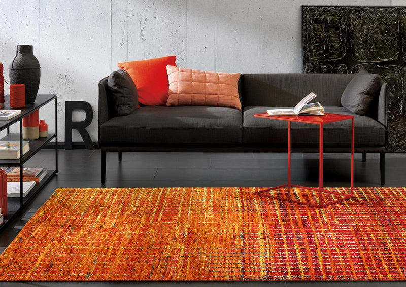 Kurzflor Vintage Teppich, Topat 5040, orange, rechteckig, Höhe 16mm