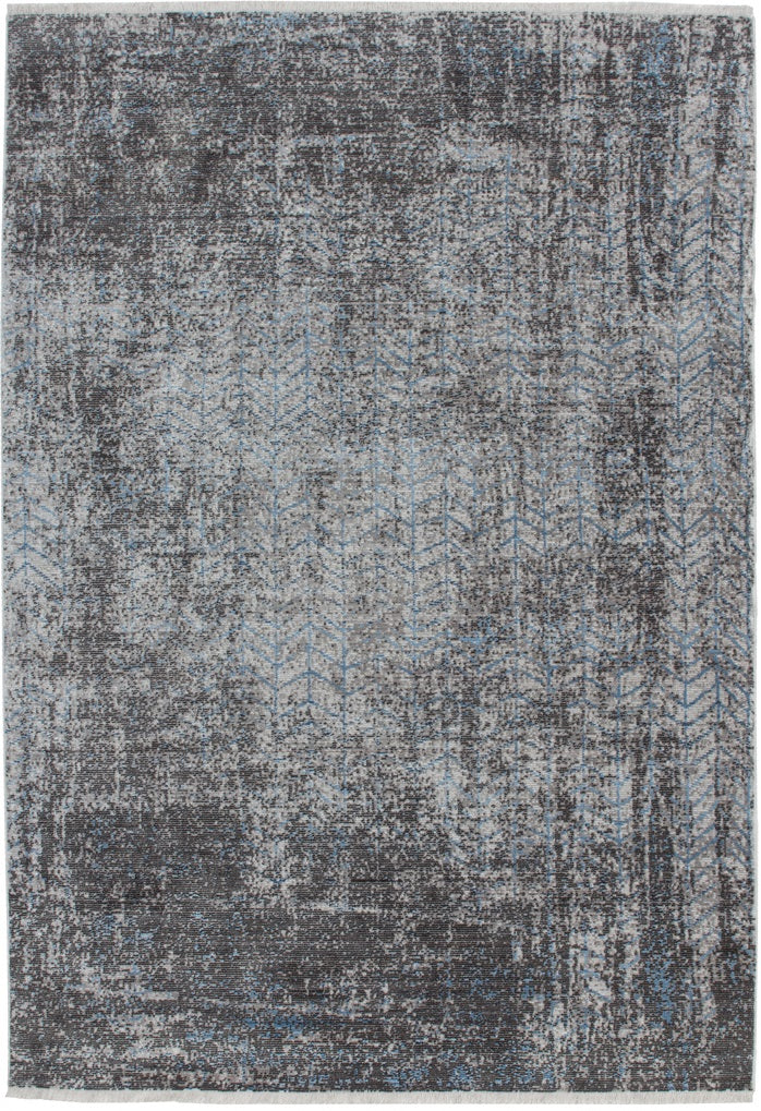 Vintage Teppich, Antigua 300, grau/türkis, rechteckig, Höhe 8mm