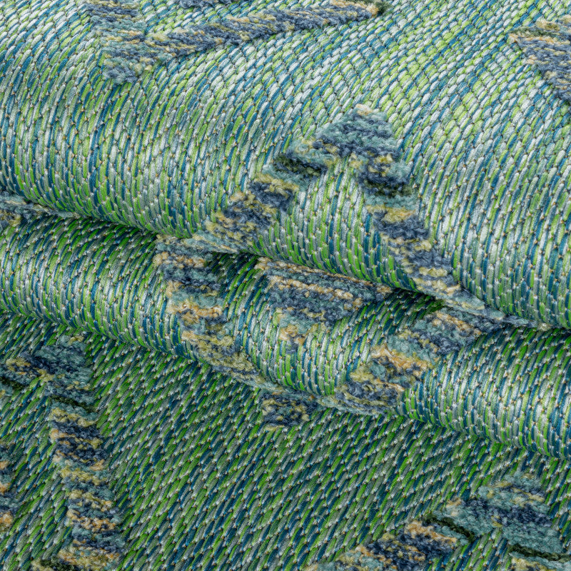 In& Outdoor Teppich, Bahama 5152, grün, rechteckig, Höhe 7mm