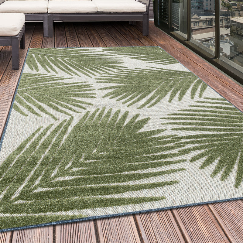In& Outdoor Teppich, Bahama 5155, grün, rechteckig, Höhe 7mm