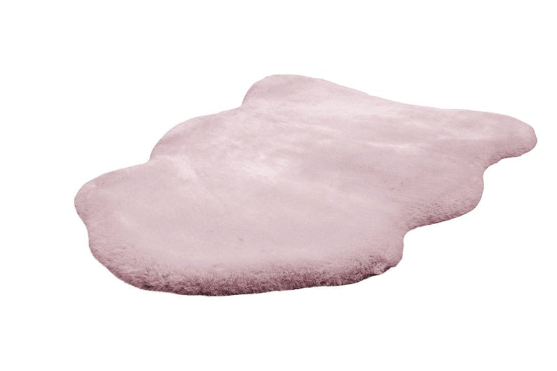 Hochflor Teppich, Tibar Schafsfell 300, rosa, Höhe 35mm