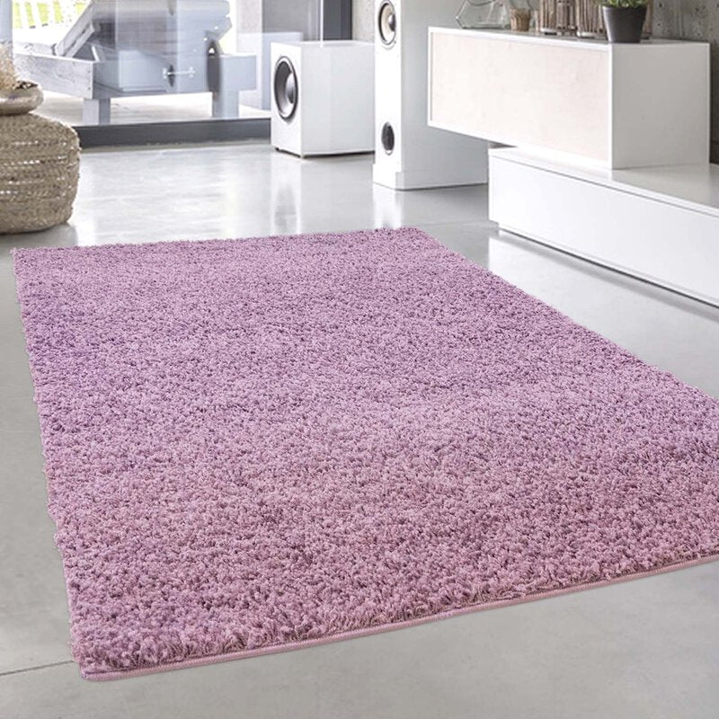 Hochflor Teppich, Pastell Shaggy 300, lila, rechteckig, Höhe 30mm