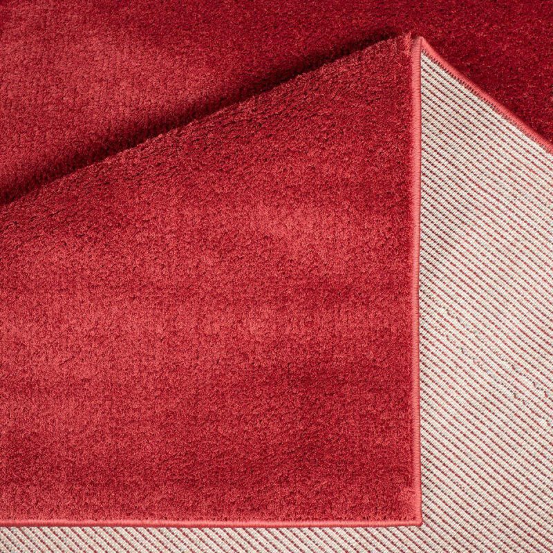 Hochflor Teppich, Softshine 2236, rot, rechteckig, Höhe 14mm