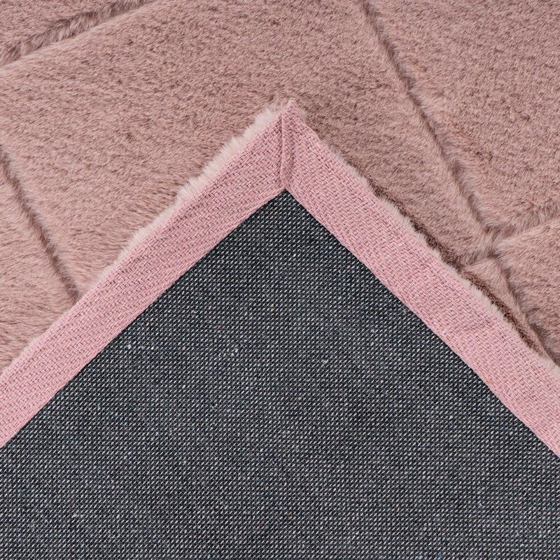 Hochflor Teppich, Moment 600, puderpink, rechteckig, Höhe 31mm