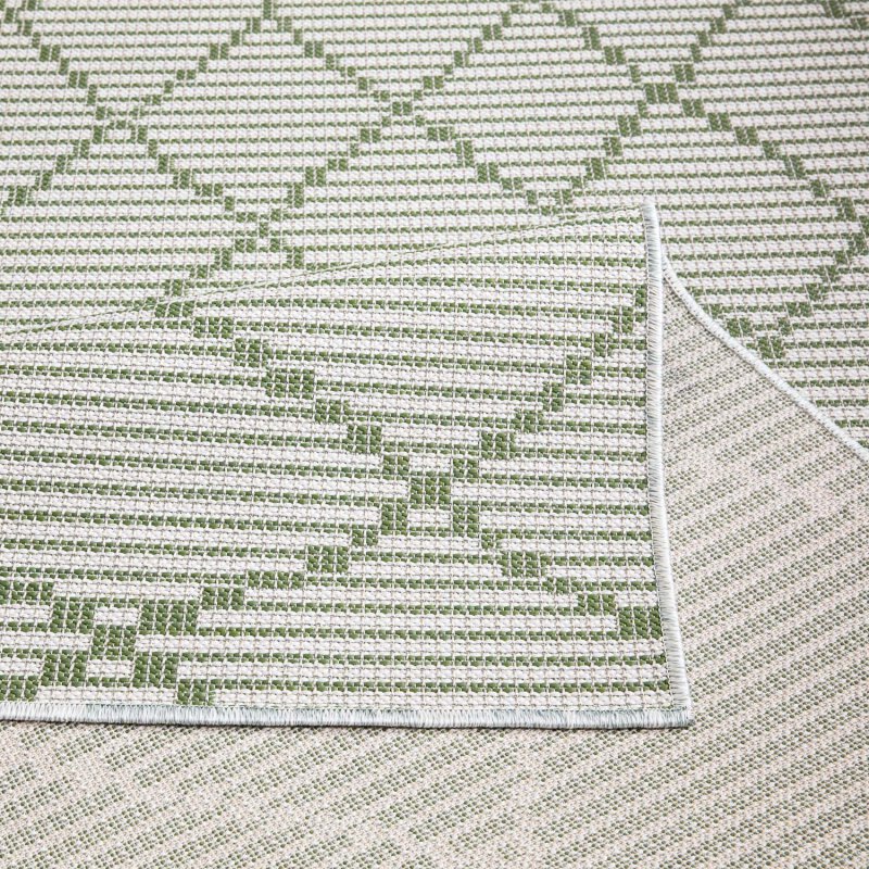 In& Outdoor Teppich, Palm 3526, grün, rechteckig