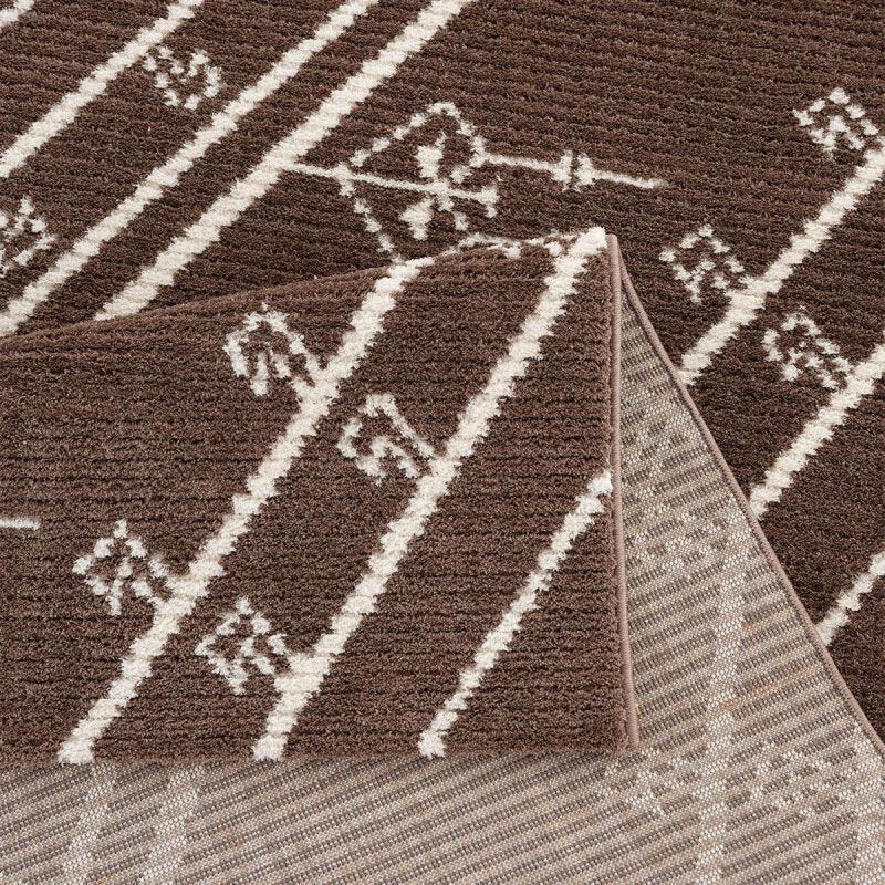 Kurzflor Teppich, April 2291, braun, rechteckig, Höhe 10mm