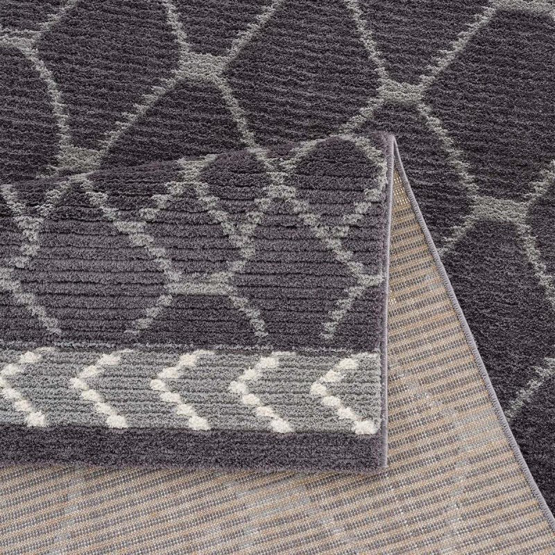 Kurzflor Teppich, April 2312, grau, rechteckig, Höhe 10mm