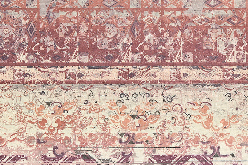 Kurzflor Teppich, Kult 225, multi/rosa, rechteckig, Höhe 9mm