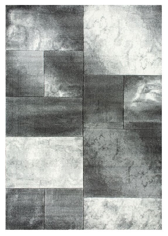 Kurzflor Teppich, Hawaii 1710, grau, rechteckig, Höhe 13mm
