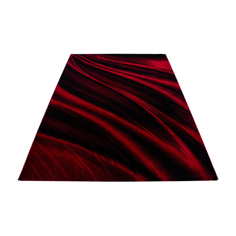 Kurzflor Teppich, Miami 6630, rot, rechteckig, Höhe 12mm