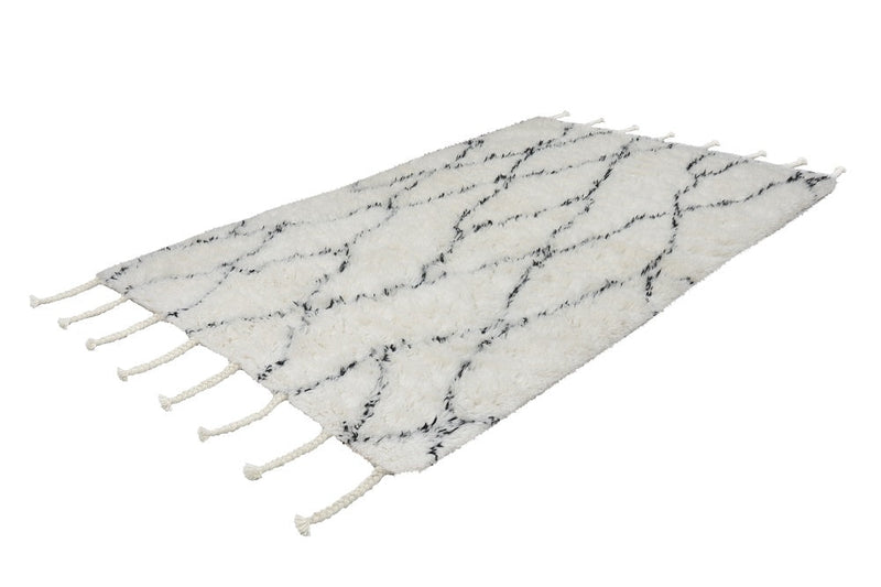 Hochflor Teppich, Nador 120, natur/elfenbein, rechteckig, Höhe 55mm