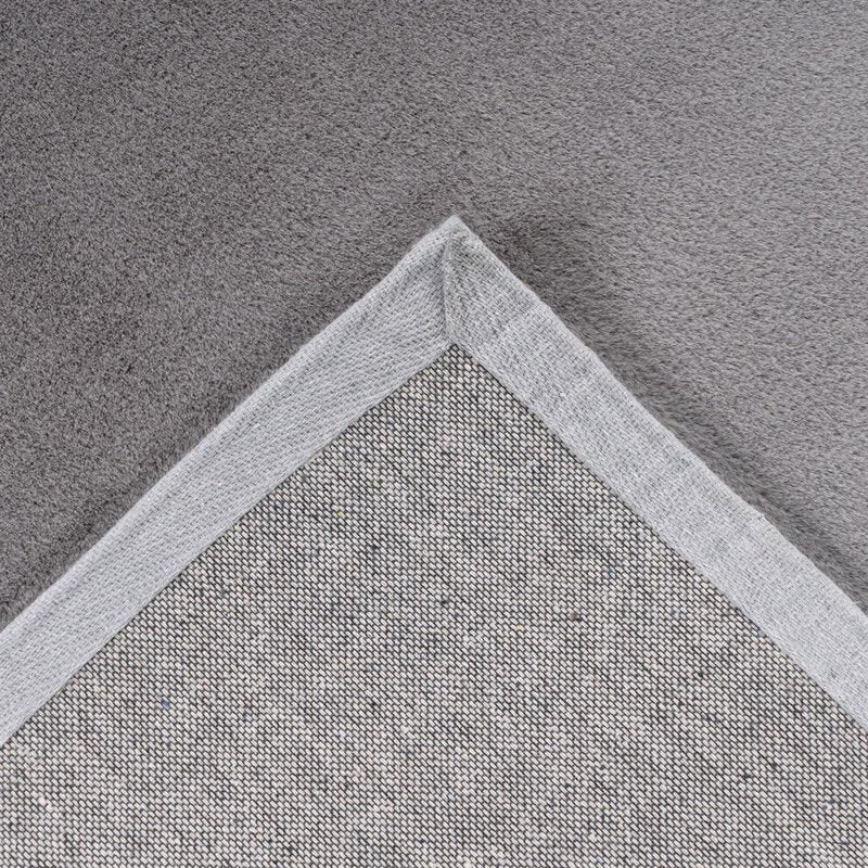 Hochflor Teppich, Topia Uni 400, grau, rechteckig, Höhe 21mm