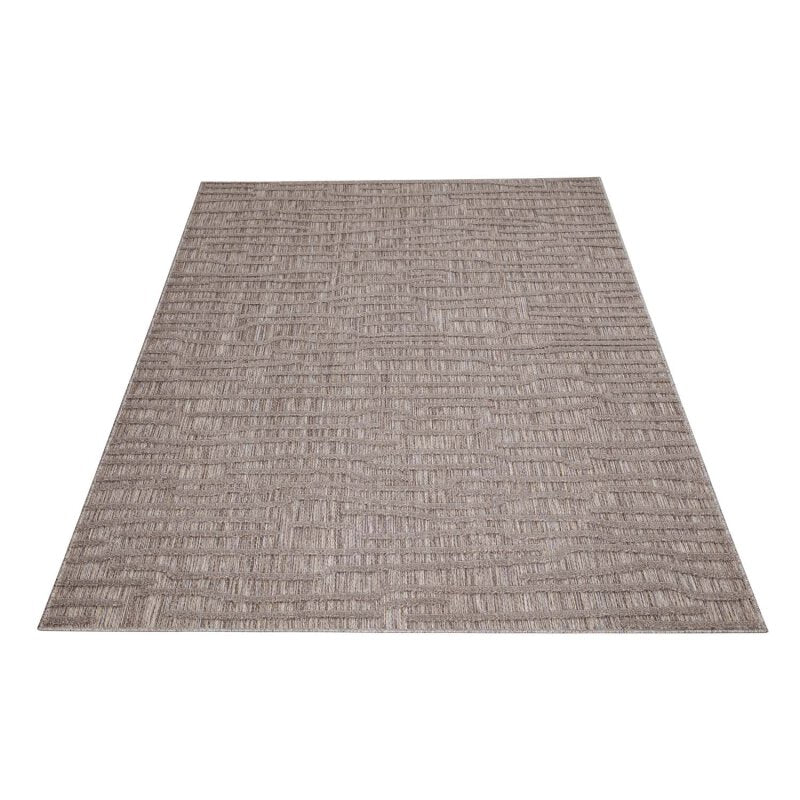 Kurzflor Teppich, Santorini 450, braun, rechteckig, Höhe 5mm