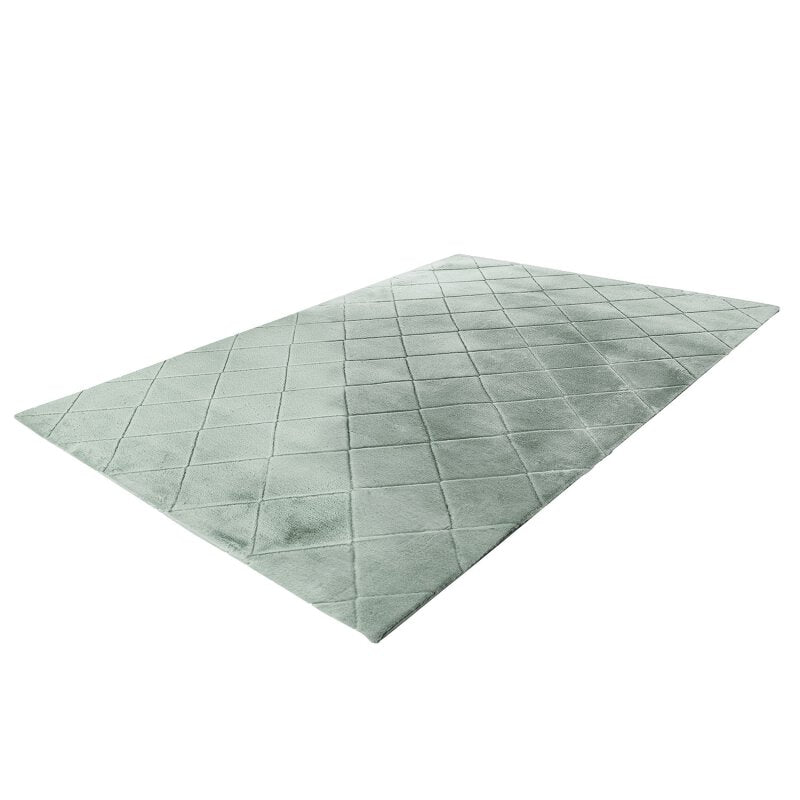 Hochflor Teppich, Moment 600, grün, rechteckig, Höhe 31mm