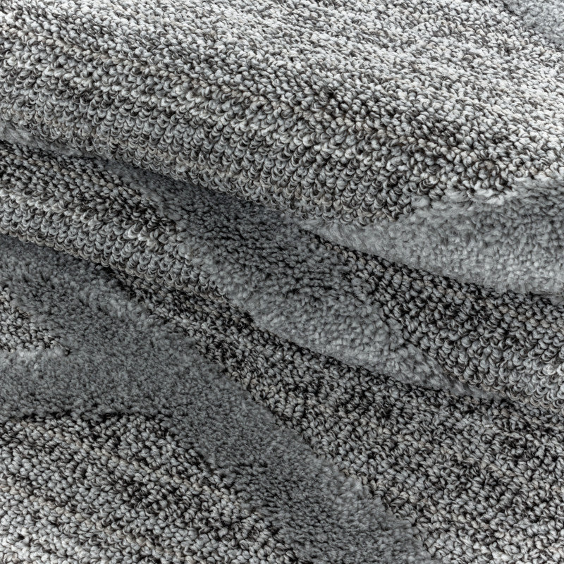 Kurzflor Teppich, Pisa 4706, grau, rechteckig, Höhe 20mm