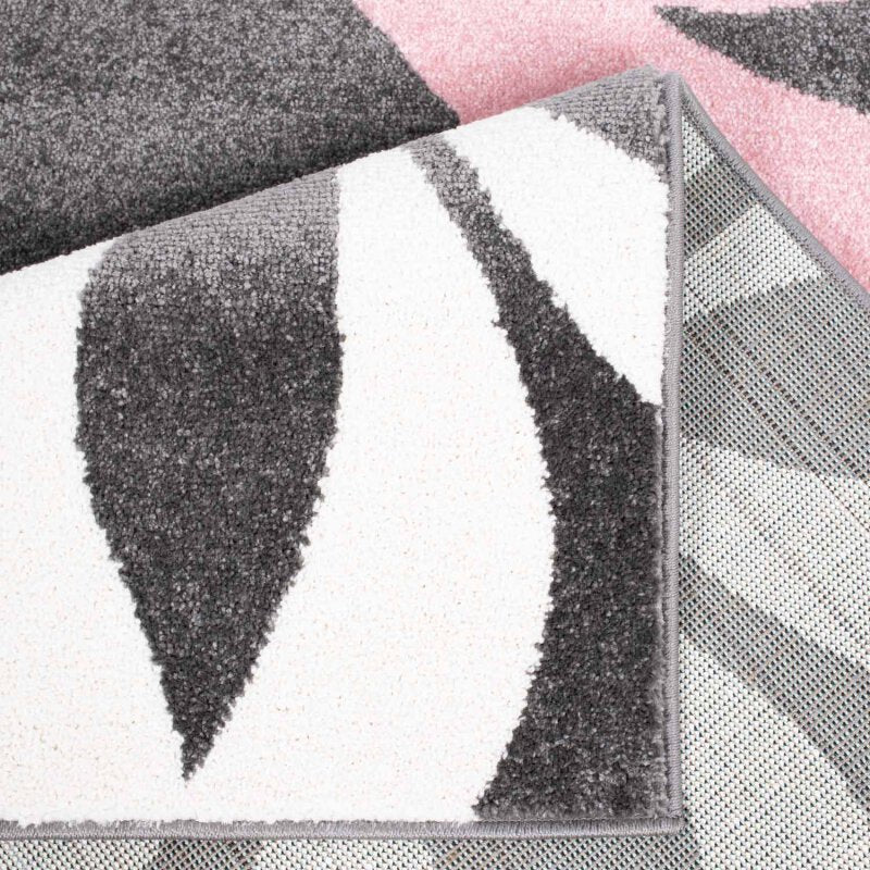 Kurzflor Teppich, Moda Soft 671, pink, rechteckig, Höhe 11mm