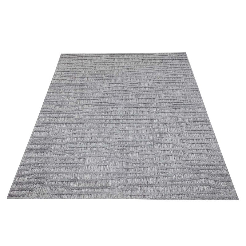 Kurzflor Teppich, Santorini 450, anthracite, rechteckig, Höhe 5mm