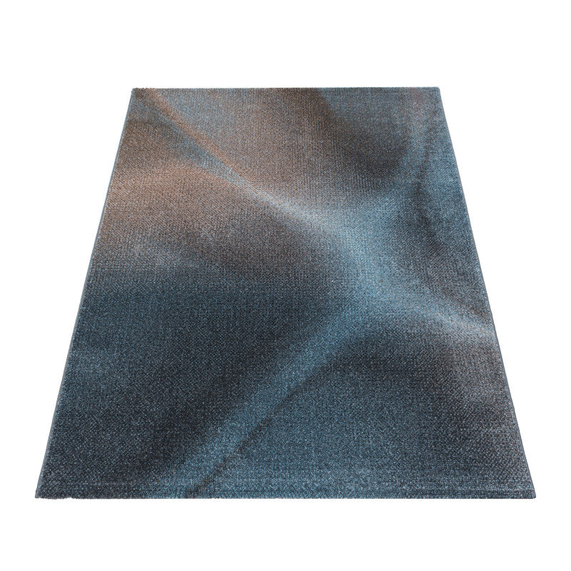 Kurzflor Teppich, Efor 3714, blau, rechteckig, Höhe 12mm