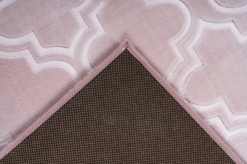 Kurzflor Vintage Teppich, Aero 400, rosa, rechteckig, Höhe 7mm