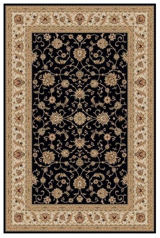 Orient Teppich, Marrakesh 210, schwarz, rechteckig, Höhe 12mm