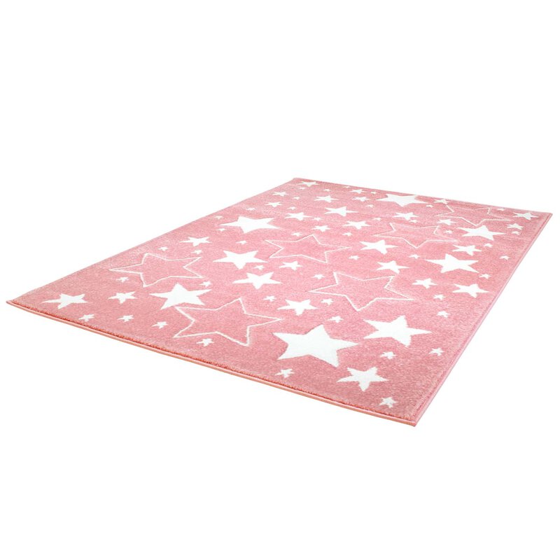 Kinderteppich, Bueno 1325, rosa, rechteckig, kurzflor Höhe 13mm
