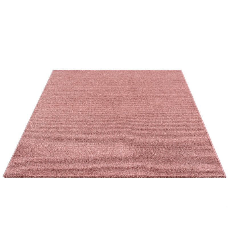 Kurzflor Teppich, Fancy 900, rose, rechteckig, Höhe 12mm