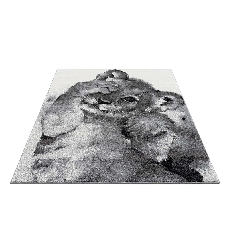 Kinderteppich, Savanna 9362, grau, rechteckig, kurzflor Höhe 11mm