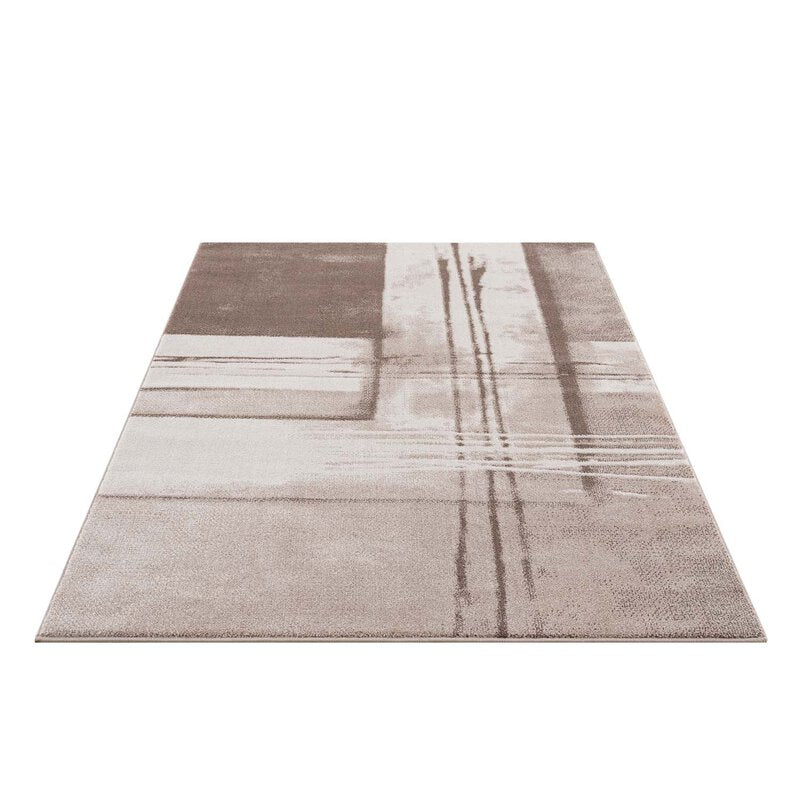 Kurzflor Teppich, Moda 574, beige, rechteckig, Höhe 11mm