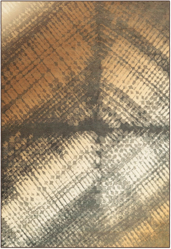 Vintage Teppich, Atelier 4439, braun/natural, rechteckig, Höhe 9mm