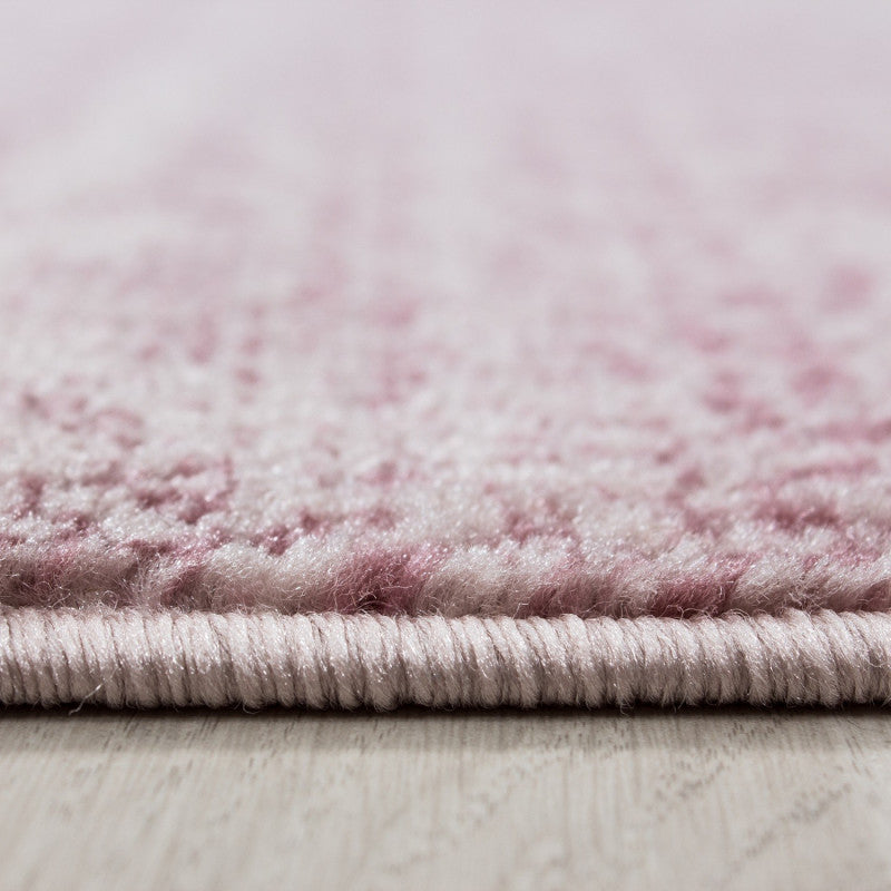 Kurzflor Teppich, Plus 8000, pink, rechteckig, Höhe 6mm