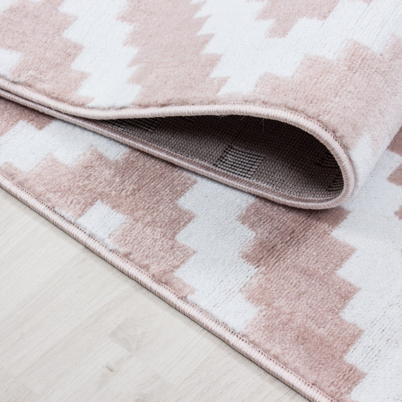 Kurzflor Teppich, Plus 8005, pink, rechteckig, Höhe 6mm