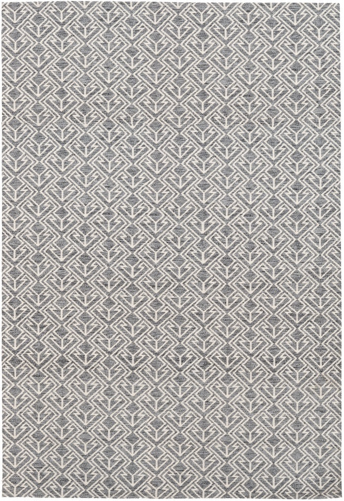Kurzflor Vintage Teppich, Joga 100, grau/creme, rechteckig, Höhe 10mm