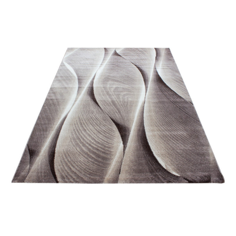 Kurzflor Teppich, Parma 9310, braun, rechteckig, Höhe 10mm