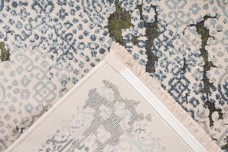 Hochflor Vintage Teppich, Palacio 205, grau/grün, rechteckig, Höhe 16mm