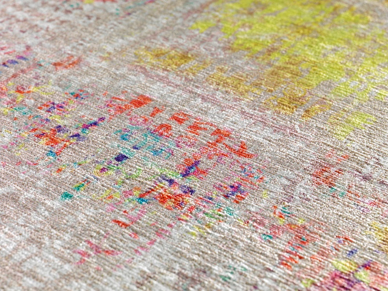 Vintage Teppich, Atelier 4478, creme/multi, rechteckig, Höhe 9mm